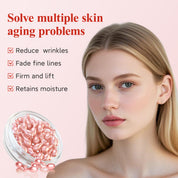 HKH Retinol Serum Capsules for Face: Anti-aging Wrinkle Skincare Serum with Vitamin A & E Collagen for Women - Moisturising Smoothing Fine Lines & Firming Skin - Travel Friendly (38 Capsules)